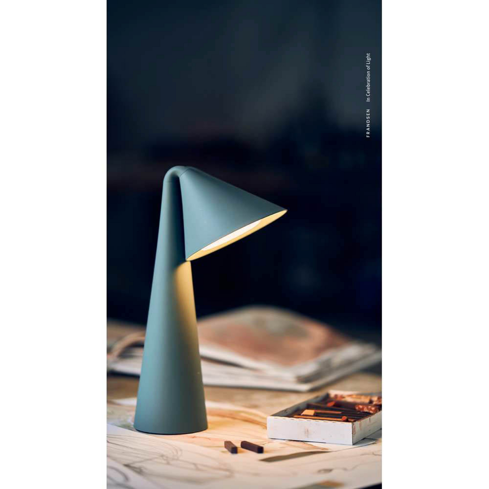 Ami Portable Table Lamp Sage Green - Frandsen
