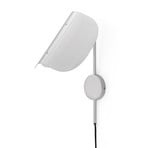 Wing wandlamp, aluminium, 47 cm, stekker, verstelbaar - Audo