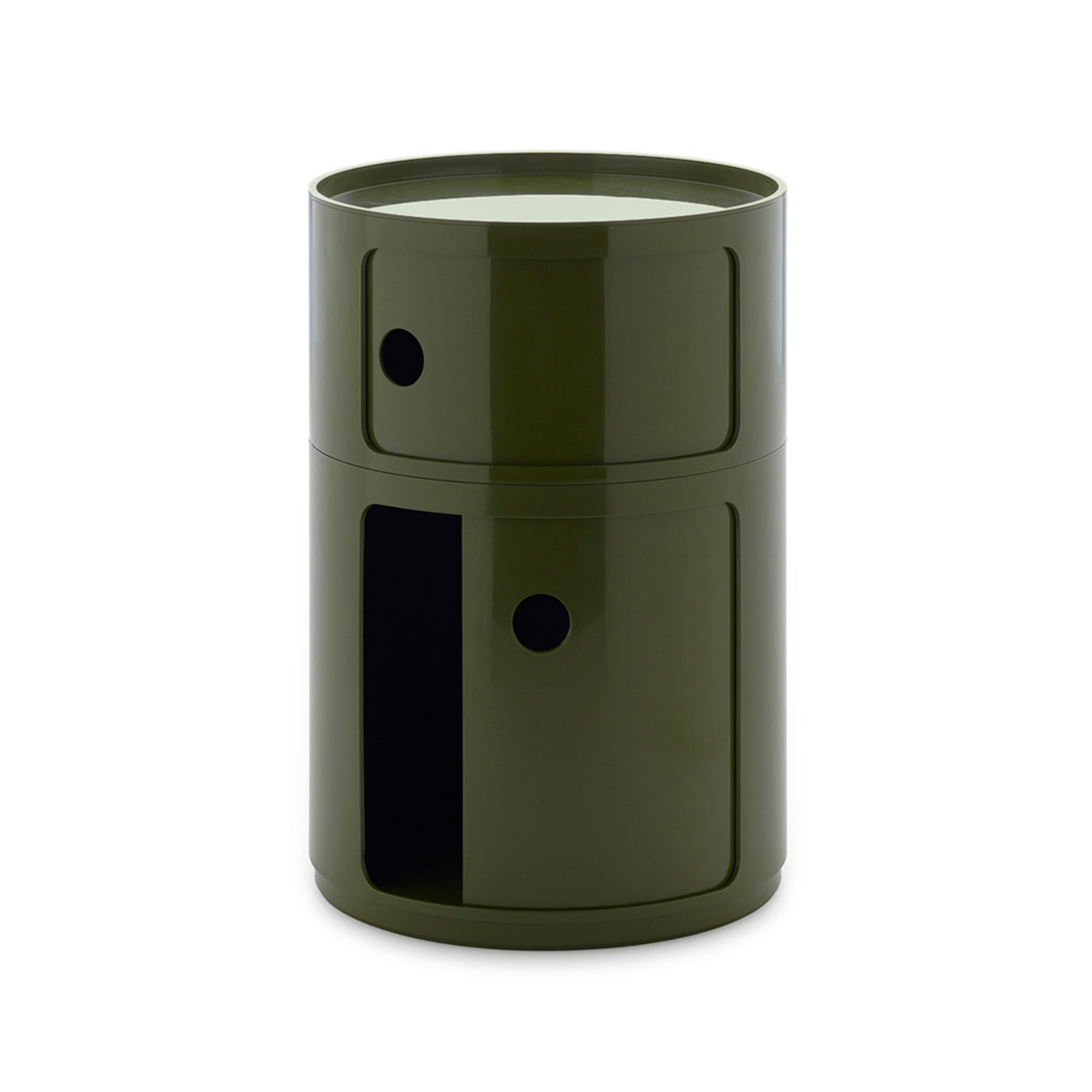 Componibili Big Container, zelený, 2 prvky, výška 61,5 cm - Kartell