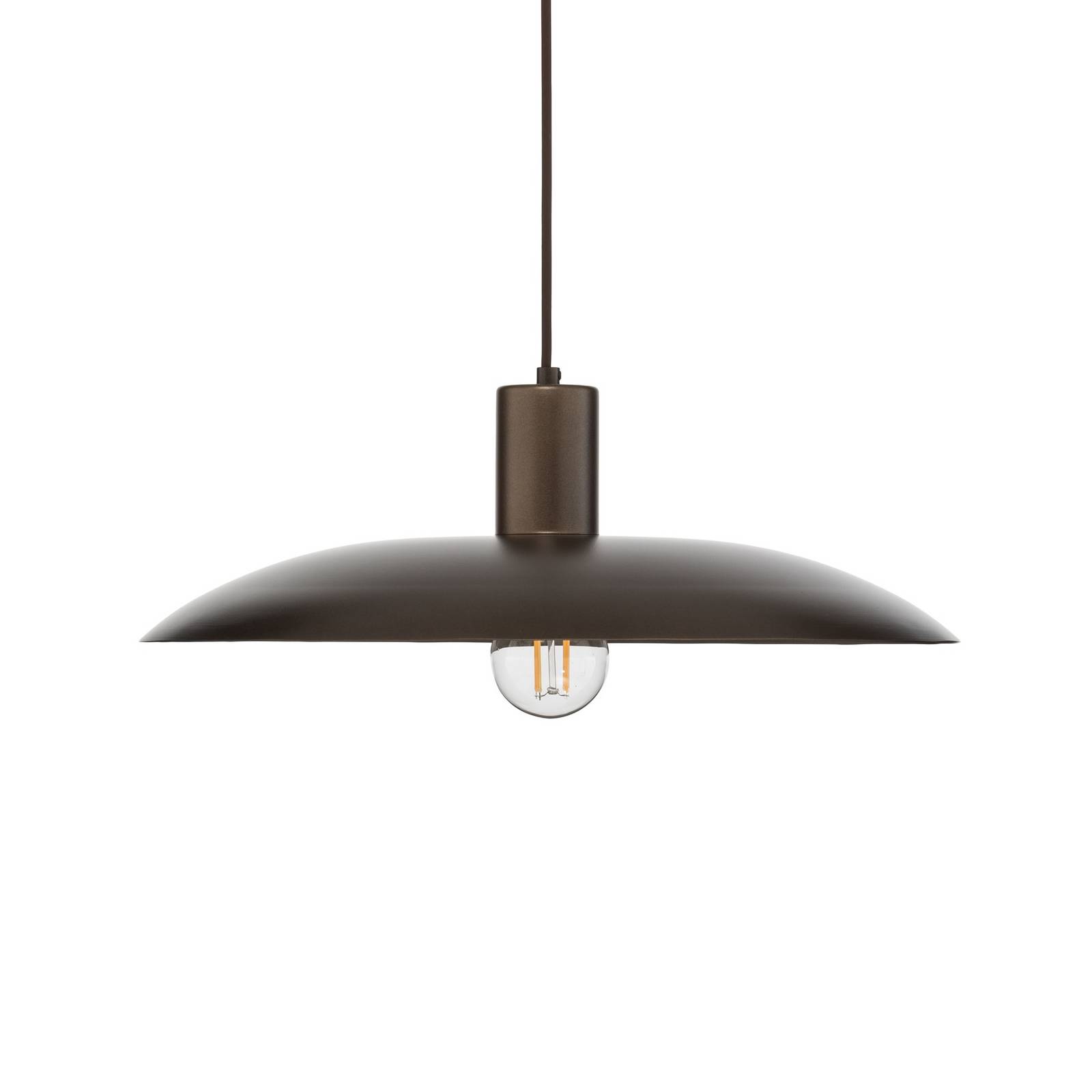 Żyrandol Astra, brązowy, metalowy, Ø 41 cm, E27