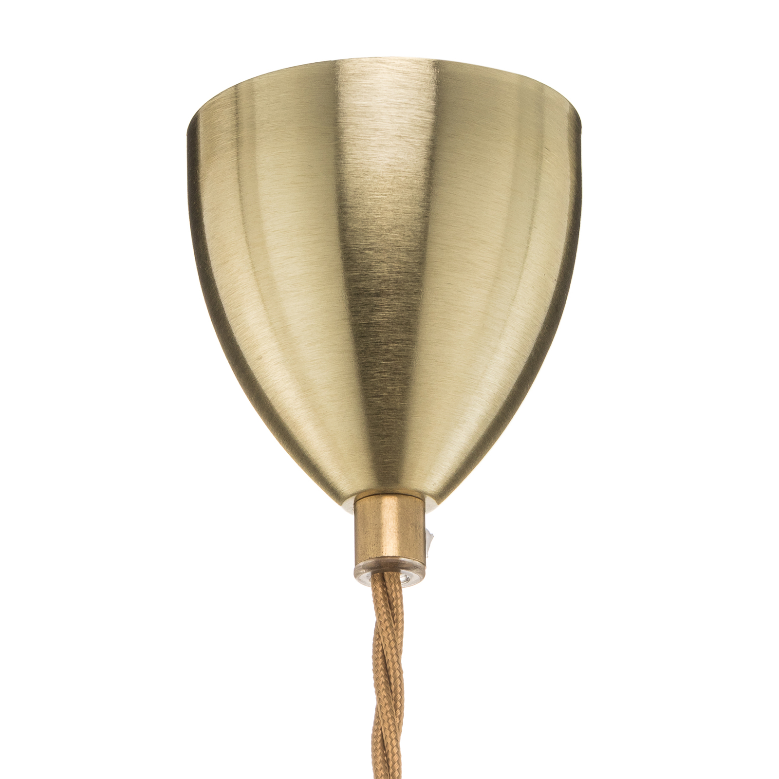 Rowan pendant lamp clear glass, gold Ø 28 cm