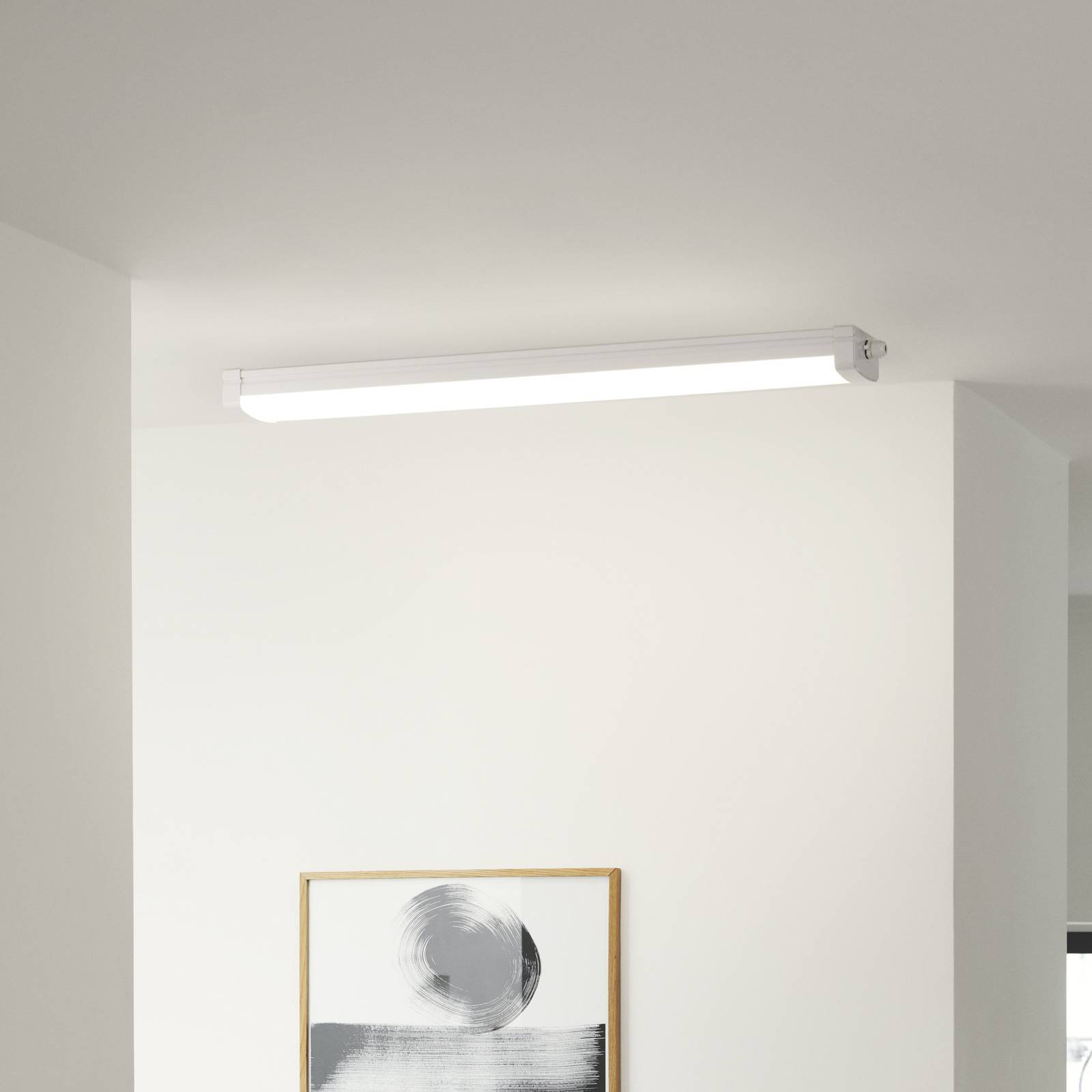 Nordlux LED sensor ljuslist Burbank IP65 plast 90cm 4.000K