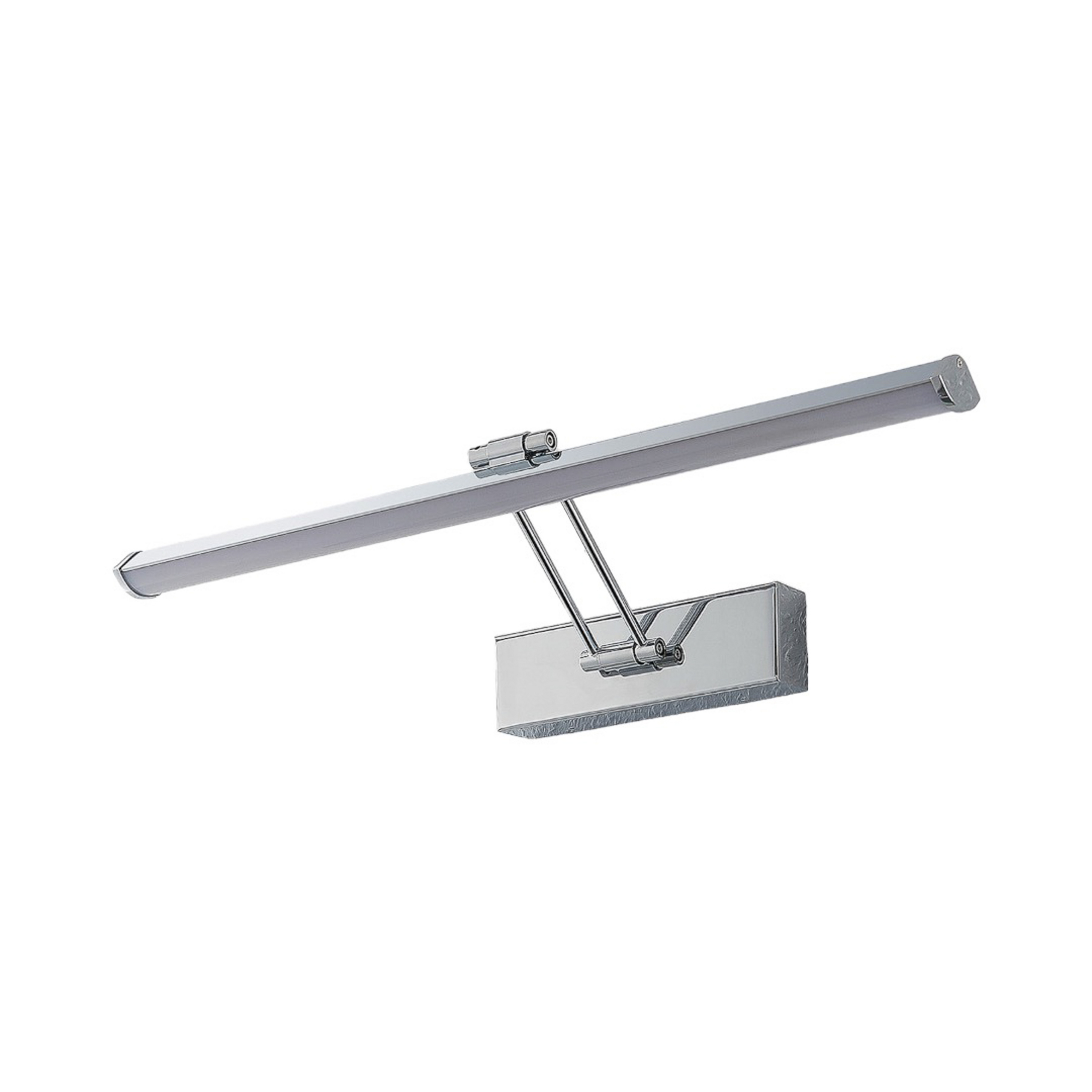 Lindby LED-Spiegelleuchte Sanya, 60 cm, chrom, Metall, IP44