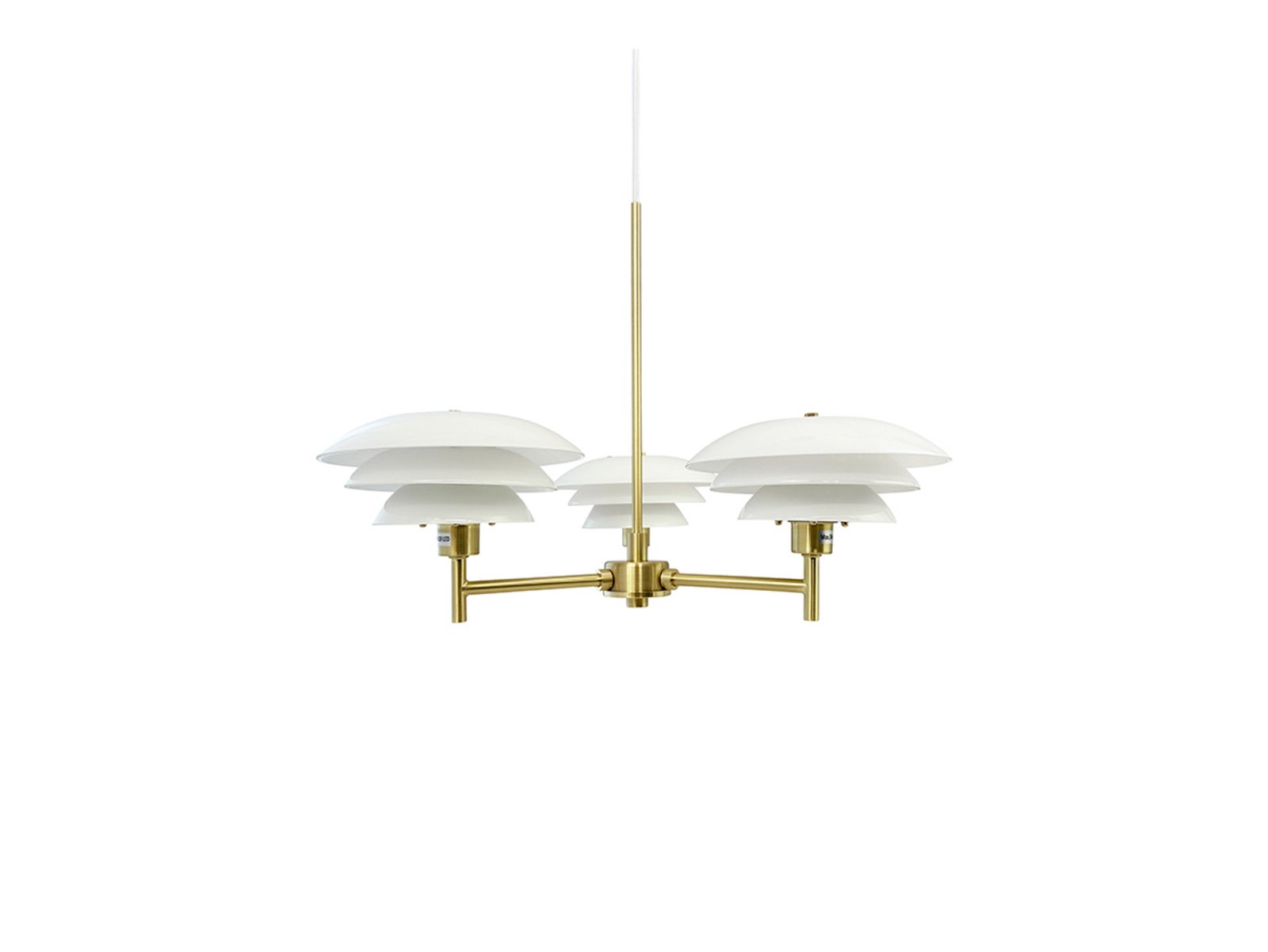 DL20 Lampadario Opal/Brass - DybergLarsen