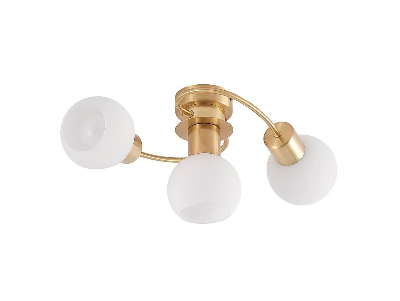 Ciala 3 Stropní Lampa Brass/Opal - Lindby