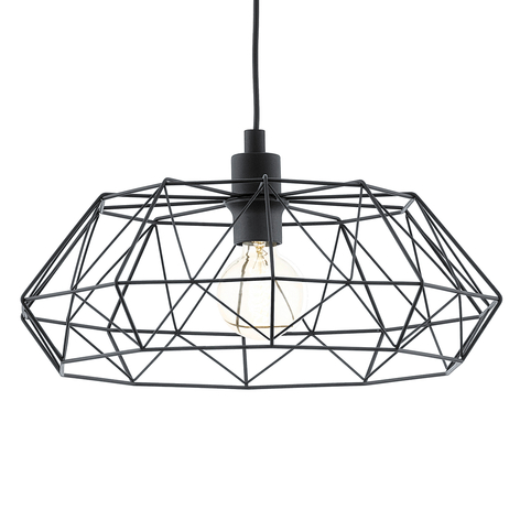 Carlton 2 - sort vintage-pendellampe