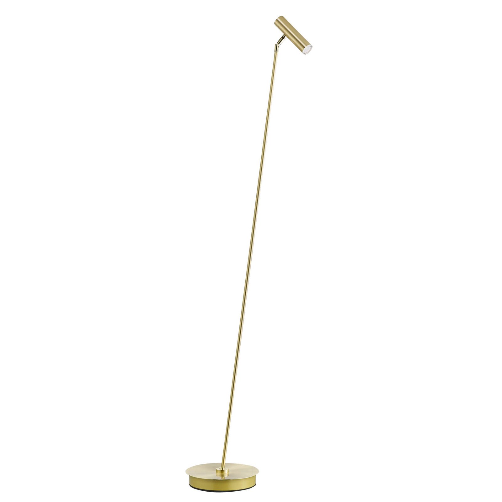 Lampadaire LED Tom, dimmable, laiton