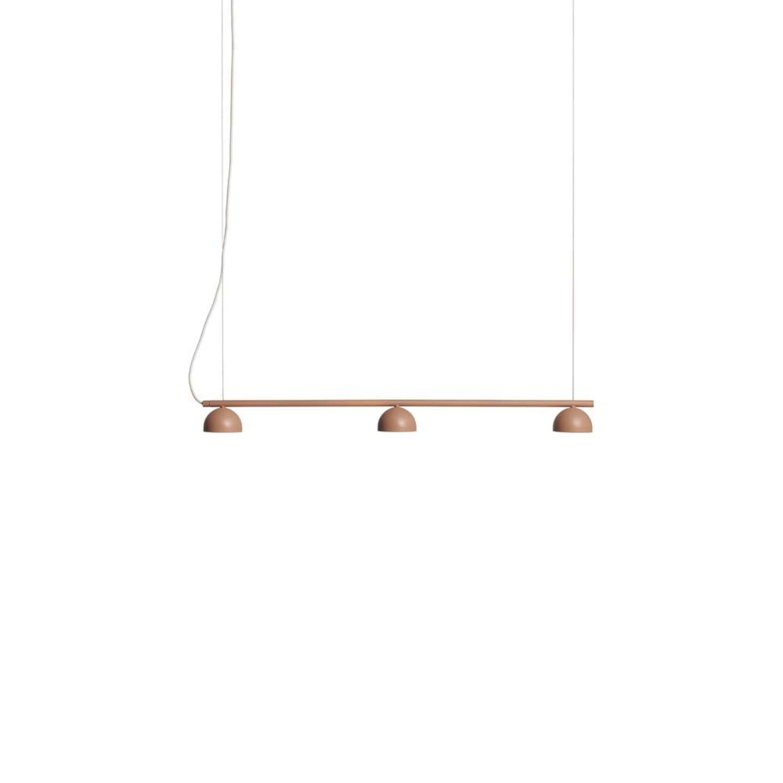 Blush Rail 3 Pendant Warm Beige - Northern