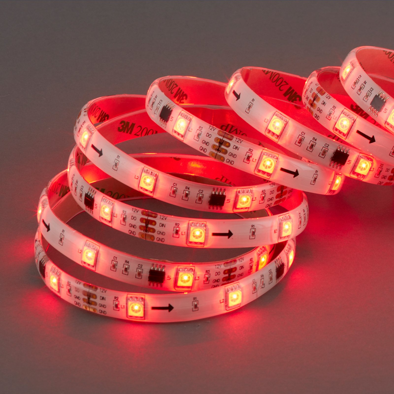 Strip LED RGB da 500 cm - 164 funzioni di luce