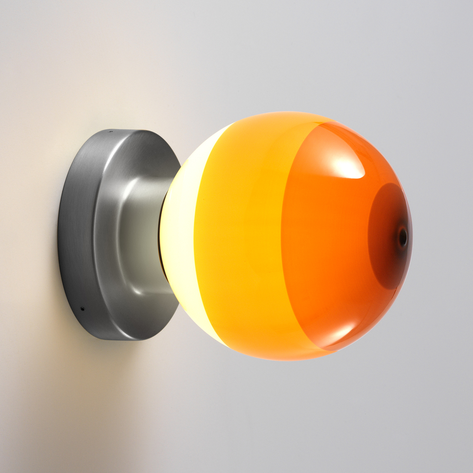 MARSET Dipping Light A2 LED wandlamp oranje/grijs
