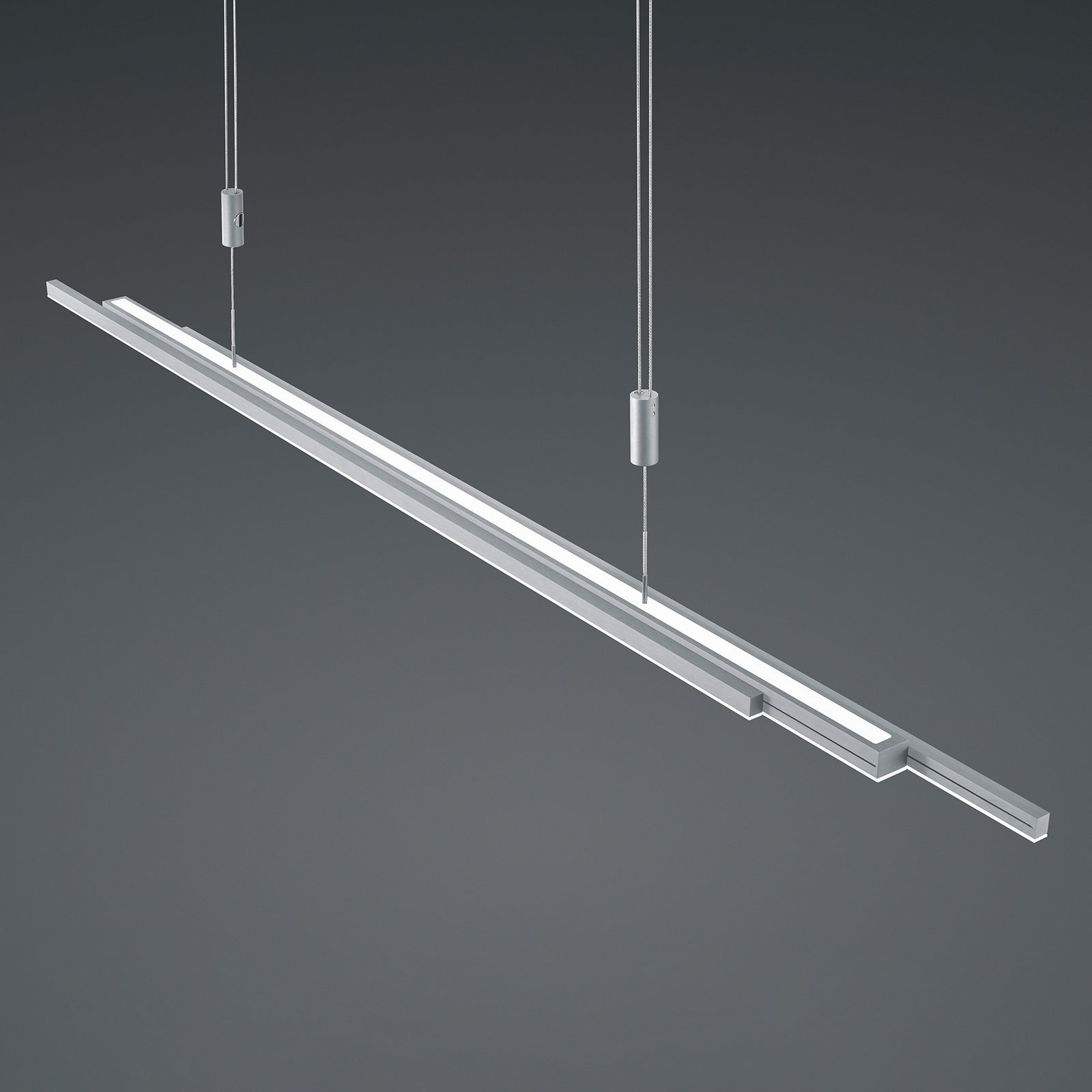 Lampada LED a sospensione a sospensione ZigBee up/down nichel sospensione 3 m