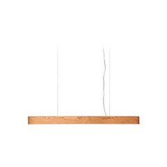 LZF I-Club Slim -LED-riippuvalo 120 cm kirsikkapuu