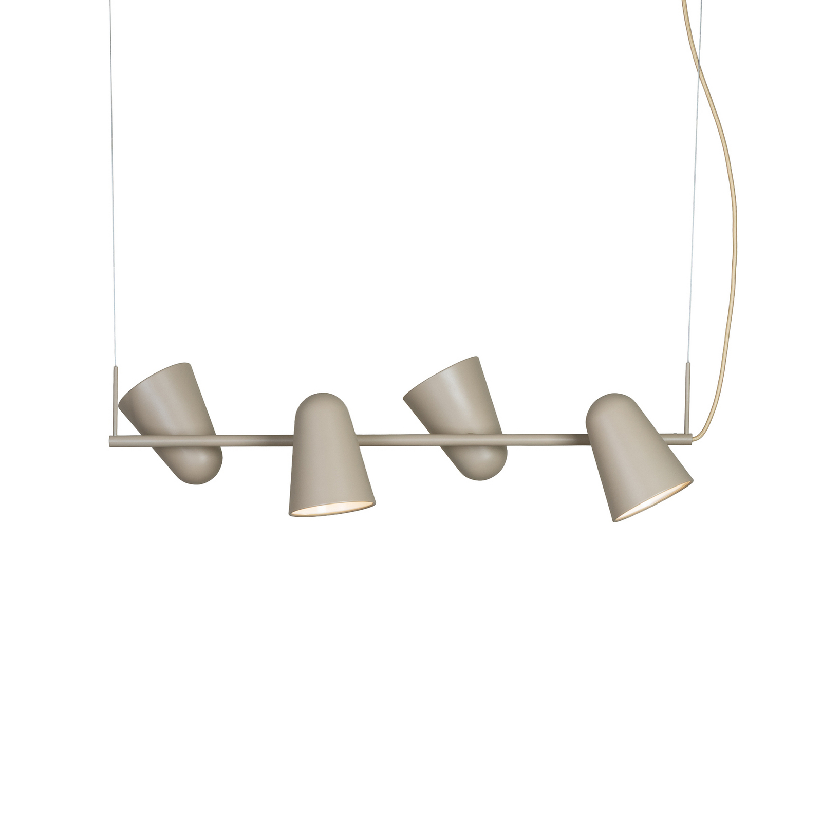 IT'S ABOUT ROMI hanglamp Salamanca, zandkleurig, lengte 80 cm IT'S ABOUT ROMI hanglamp Salamanca, zandkleurig, lengte 80 cm