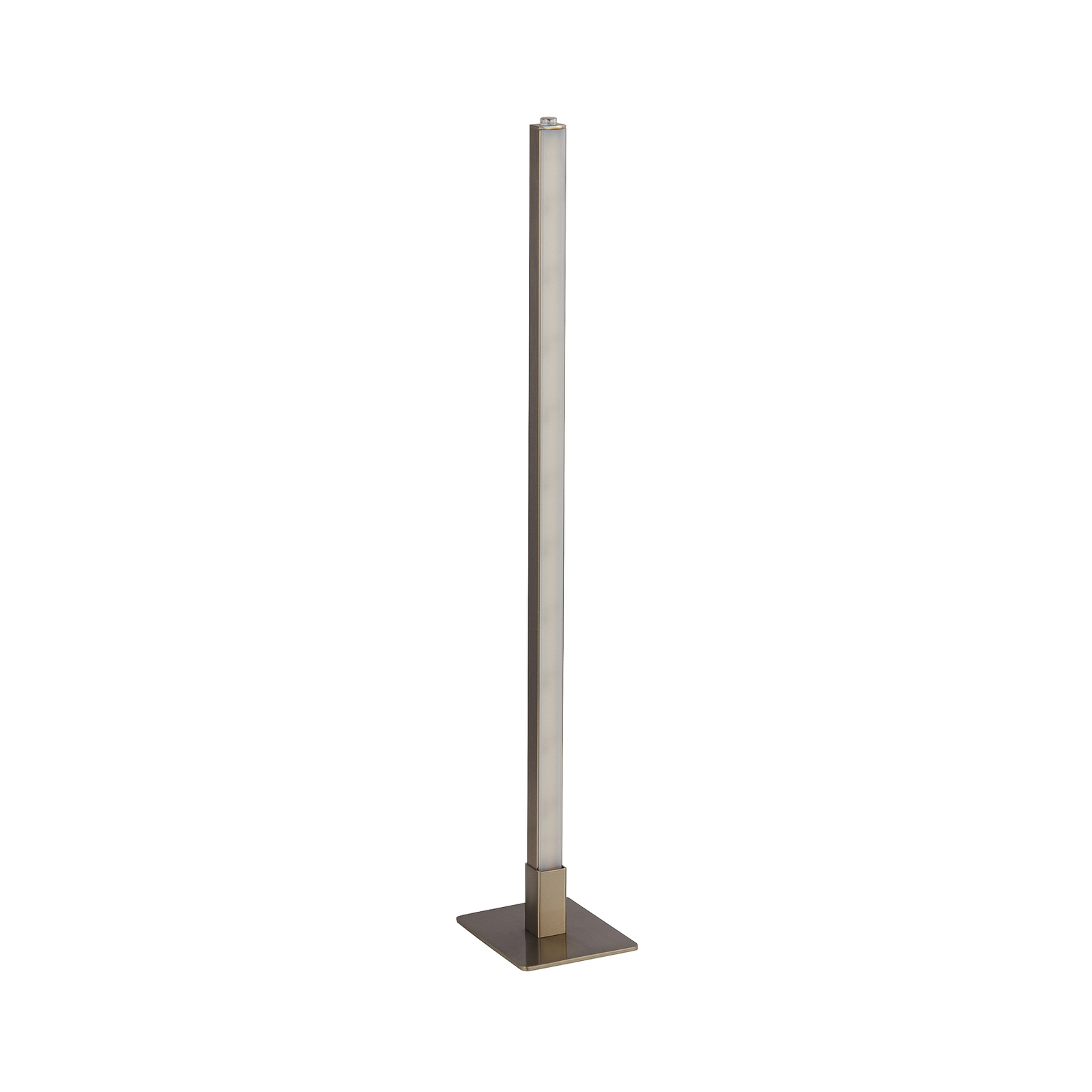 Lampe de table LED Tribeca, argent/blanc opale, métal, CCT, 50 cm