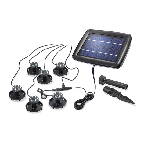 Undervandspot Super Splash med LED og solceller