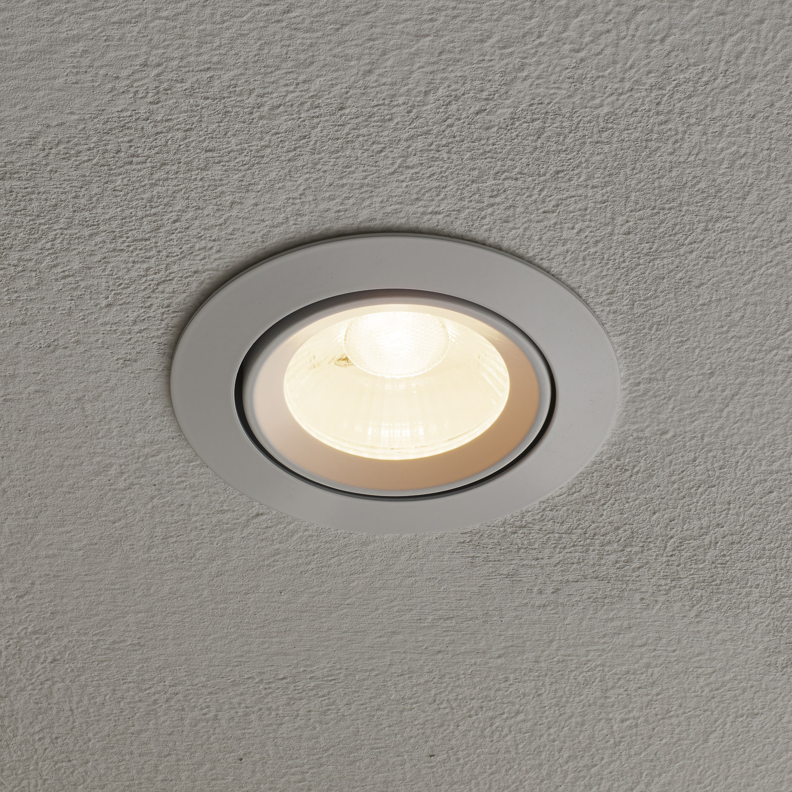 Arcchio Raku LED recessed light, round, swivelling
