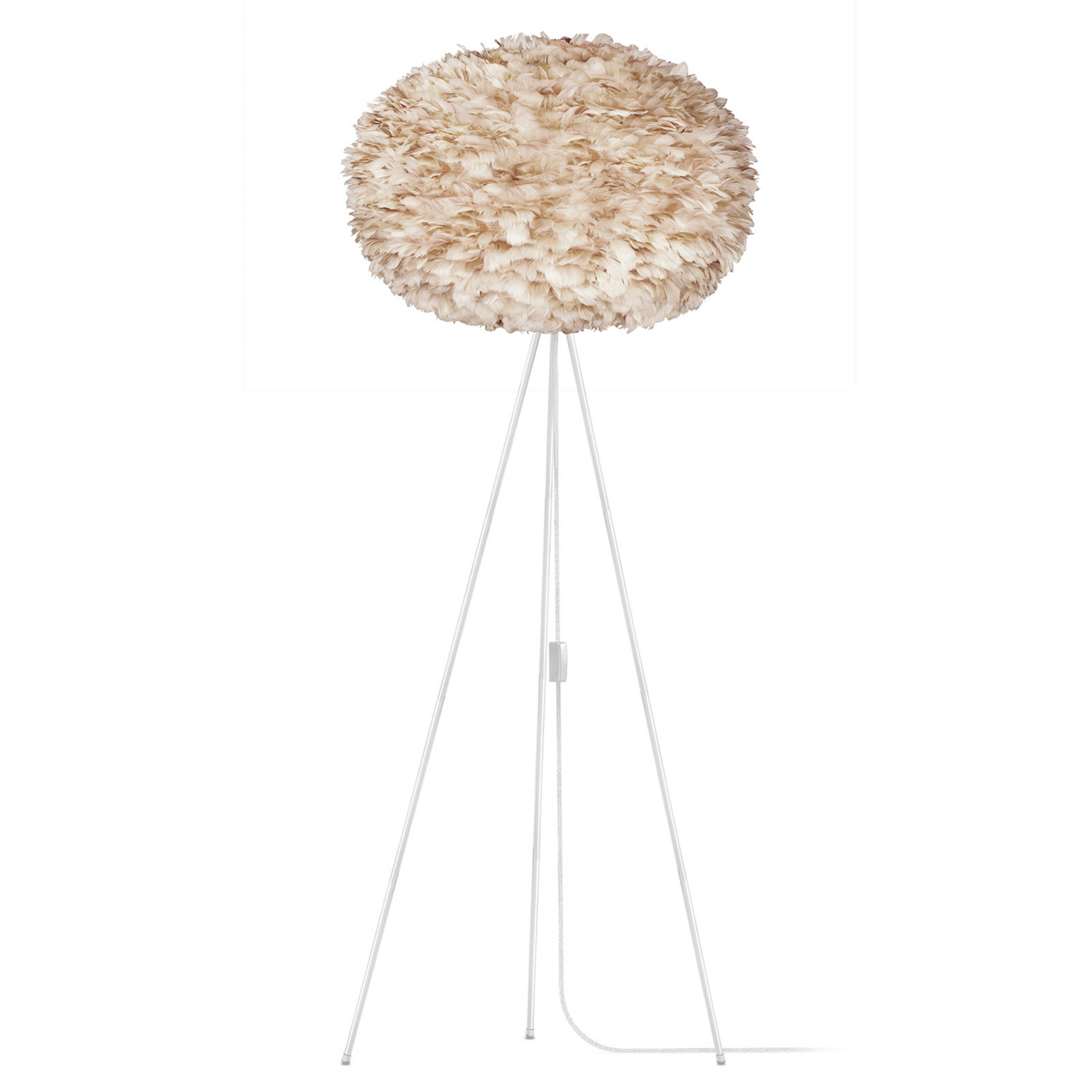 Eos Stojací Lampa X-Large Jasné Hnědá/Bílá - UMAGE