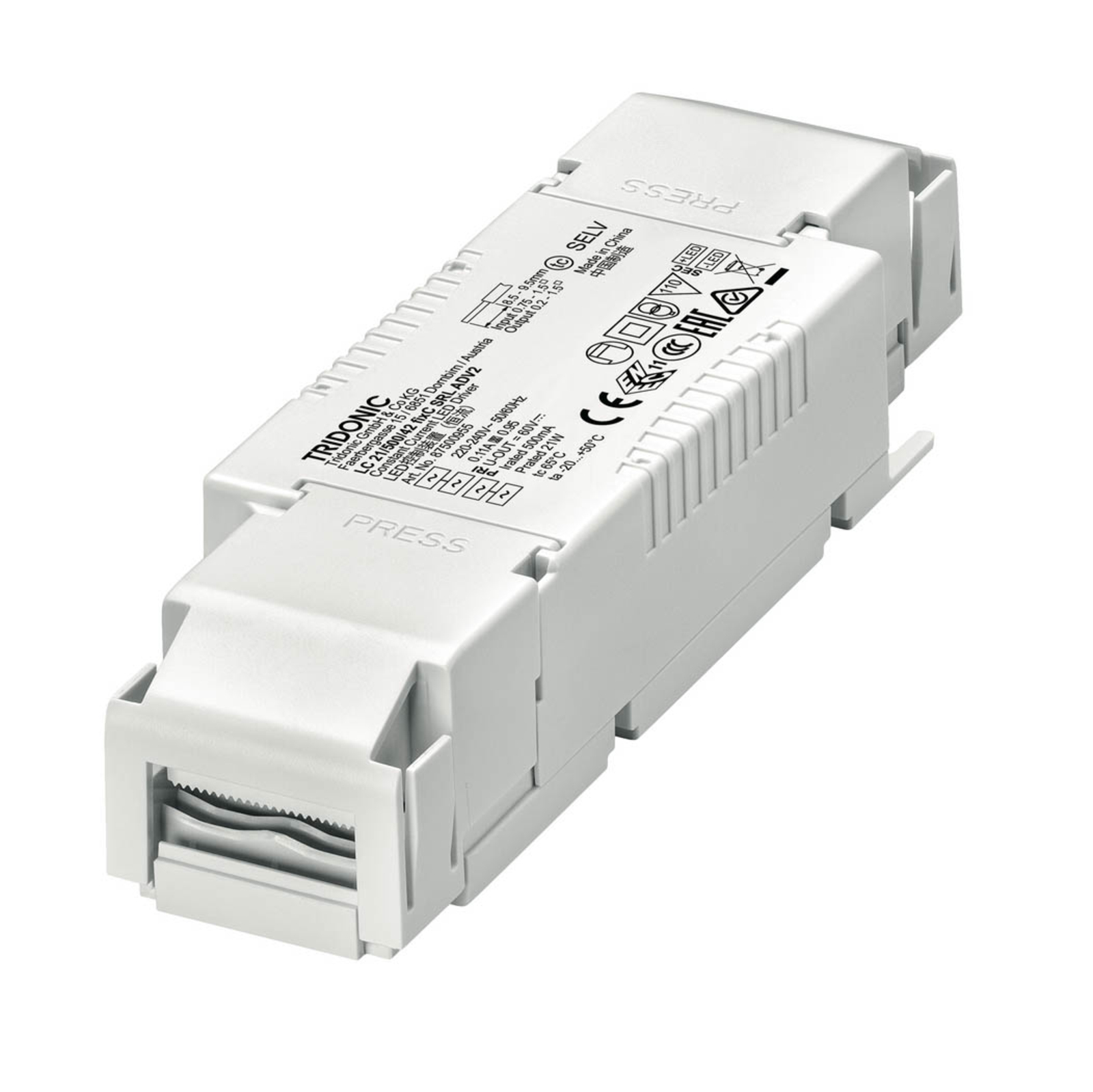 TRIDONIC LED-Treiber LC 21W 500mA fixC SRL ADV2