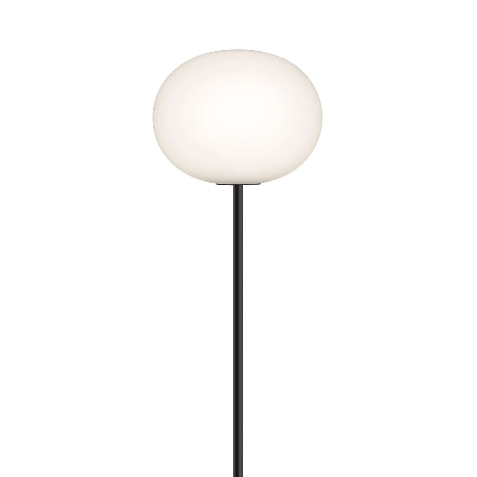Glo-Ball F2 Stehleuchte Matt Black/Opal - Flos