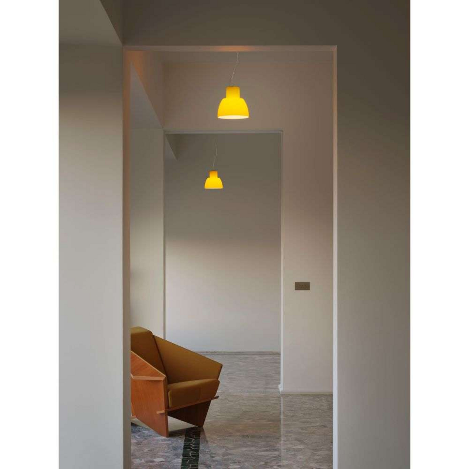 Lorosae Lustră Pendul Ø20 Sorrento Yellow - Nemo Lighting