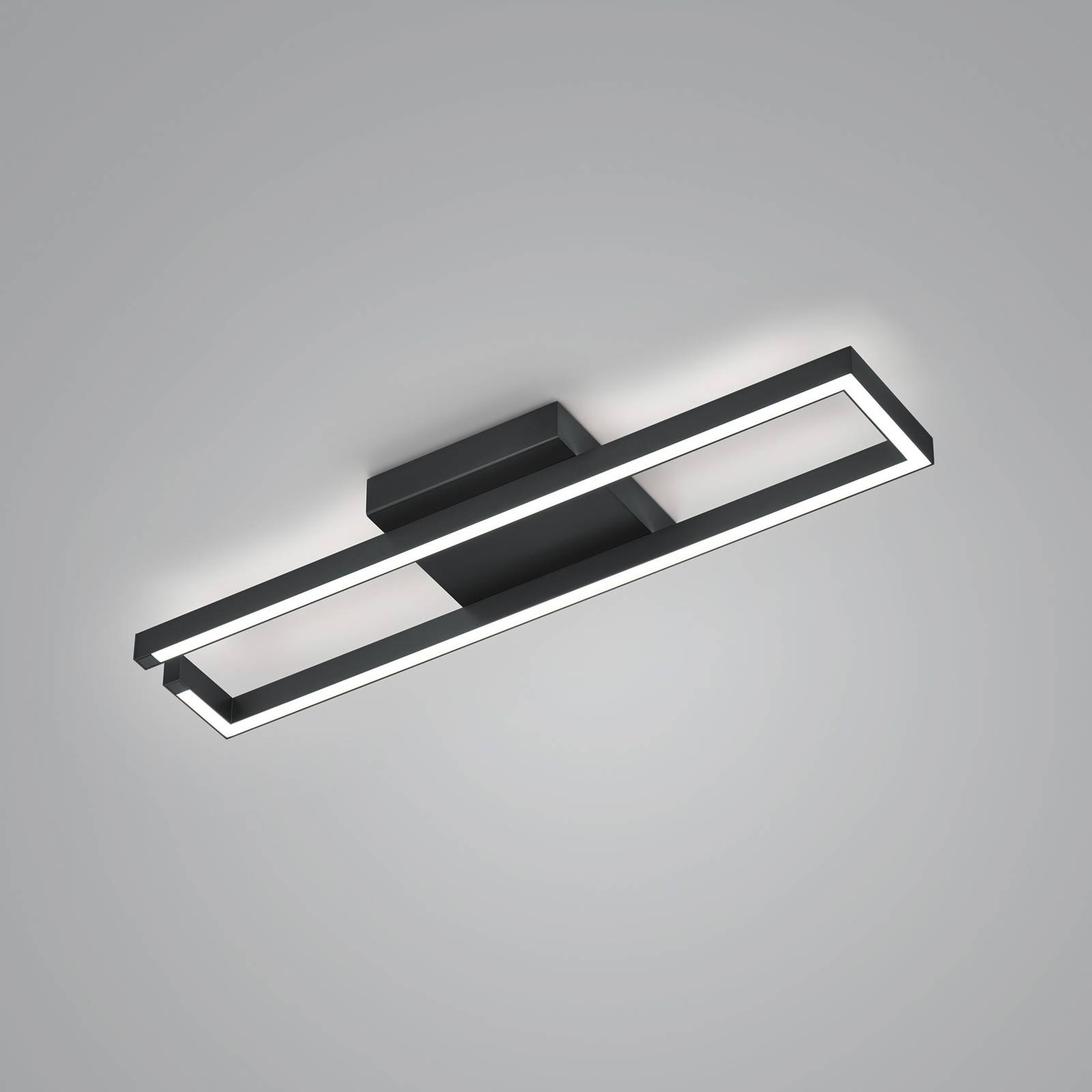 E-shop Stropné LED svetlo Yoko up/down obdĺžnikové čierna