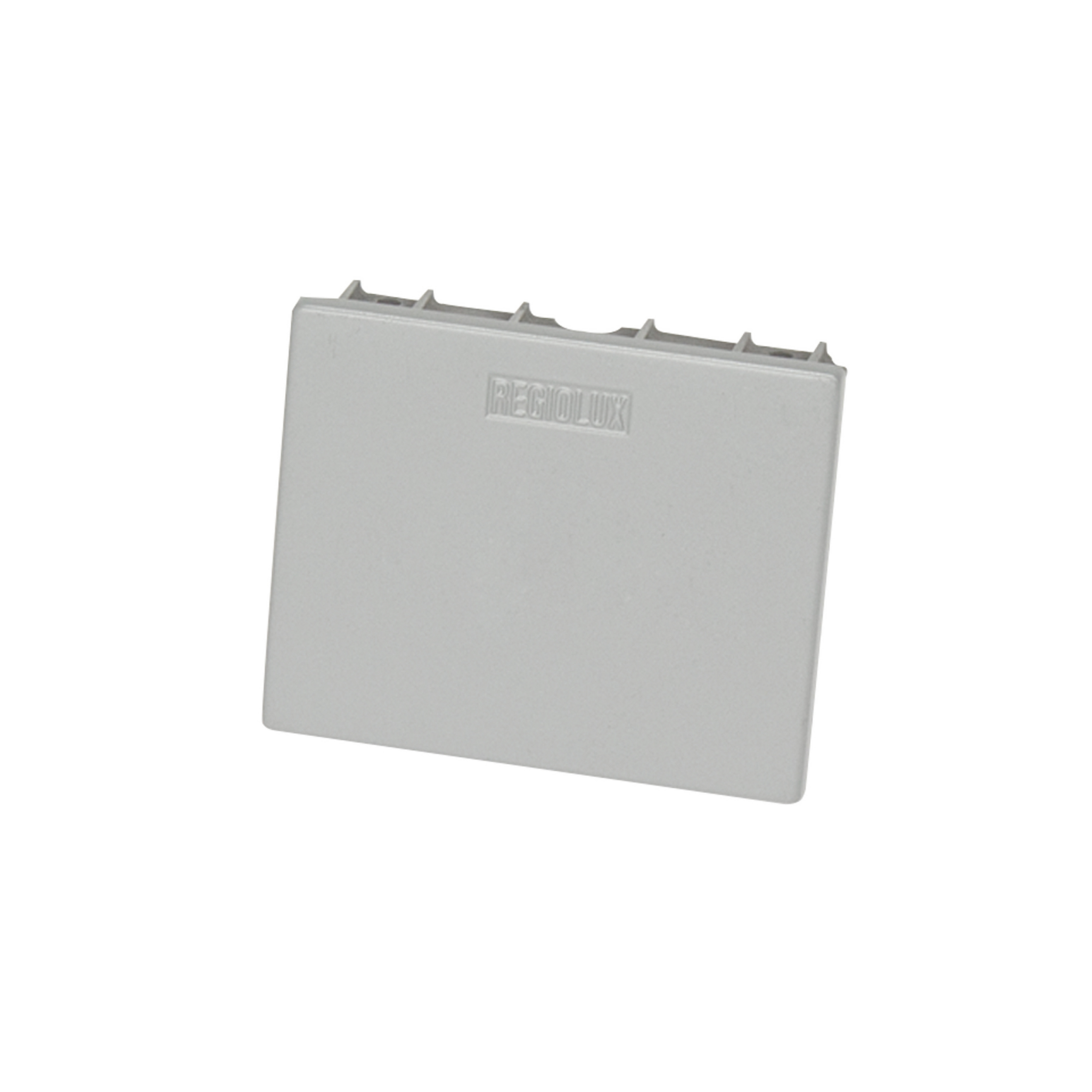Zwei Endstücke Hokal-HLDSG-1 für Hokal-HLAG, weißaluminium