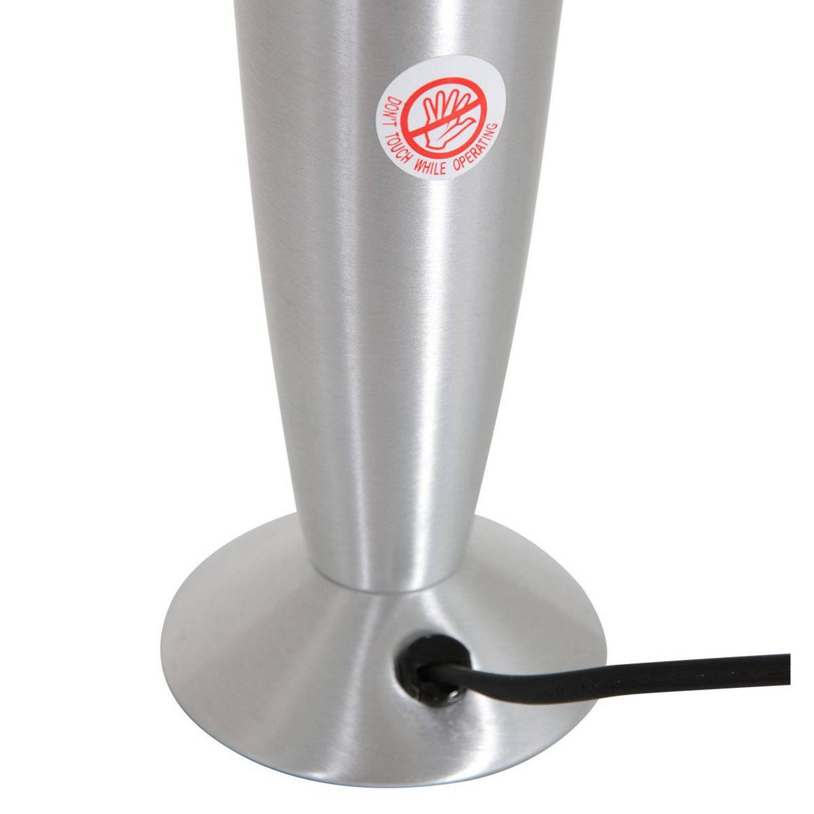 Lampa stołowa Volcan 4187, stal, efekt brokatu, E14