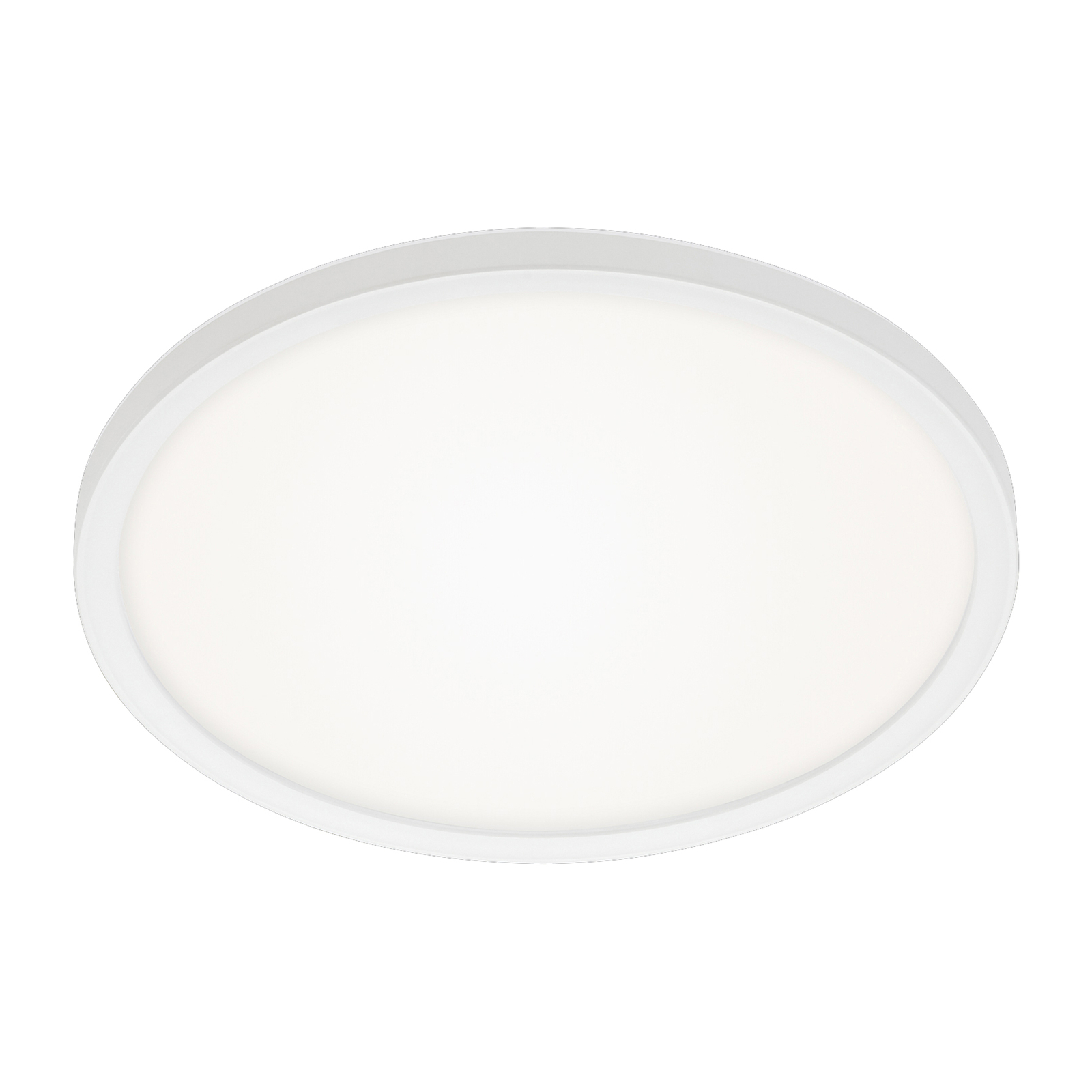 Panneau LED Slim effet RGBW Ø29,3 cm blanc