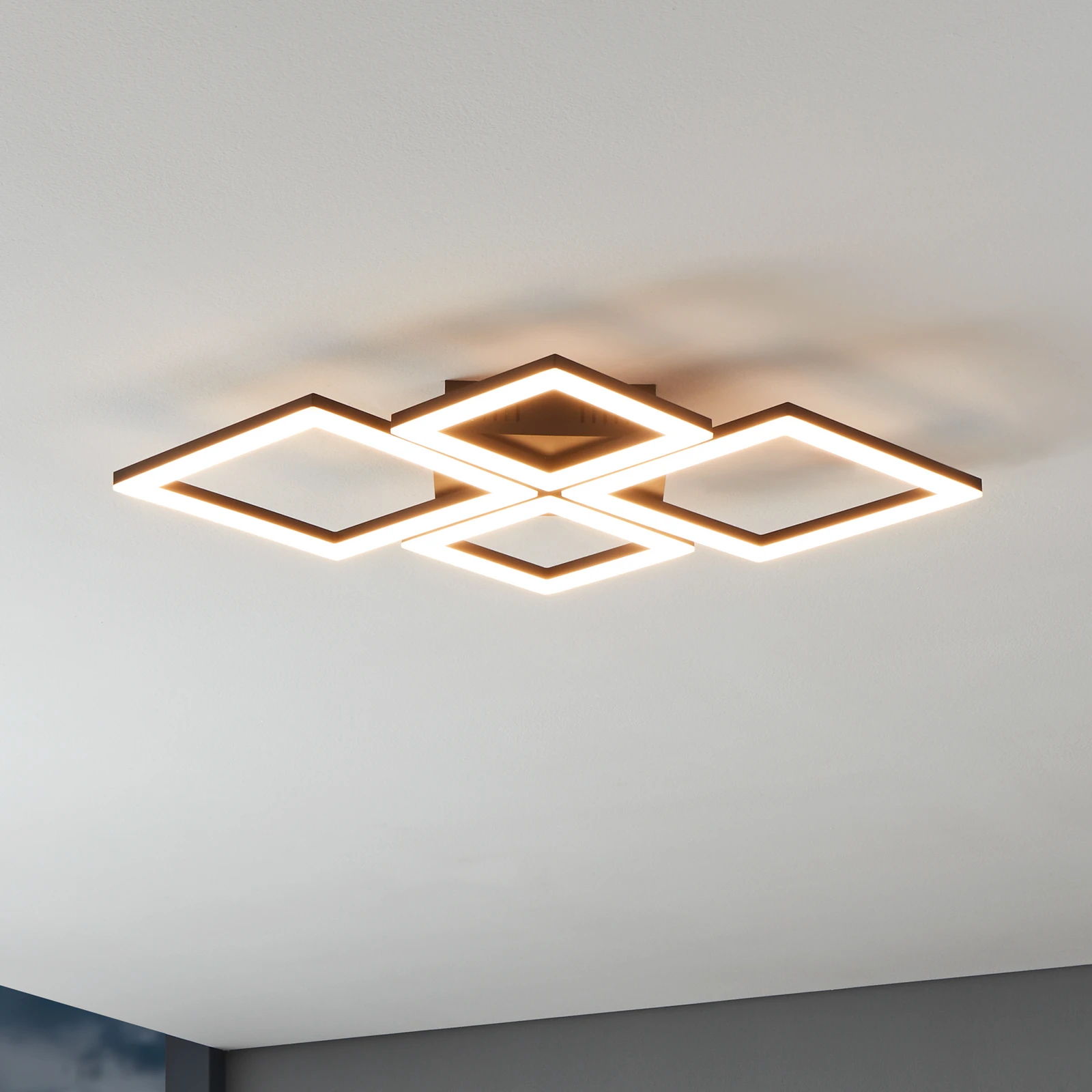 EGLO connect Paranday-Z LED-Deckenlampe 4-flg 63cm