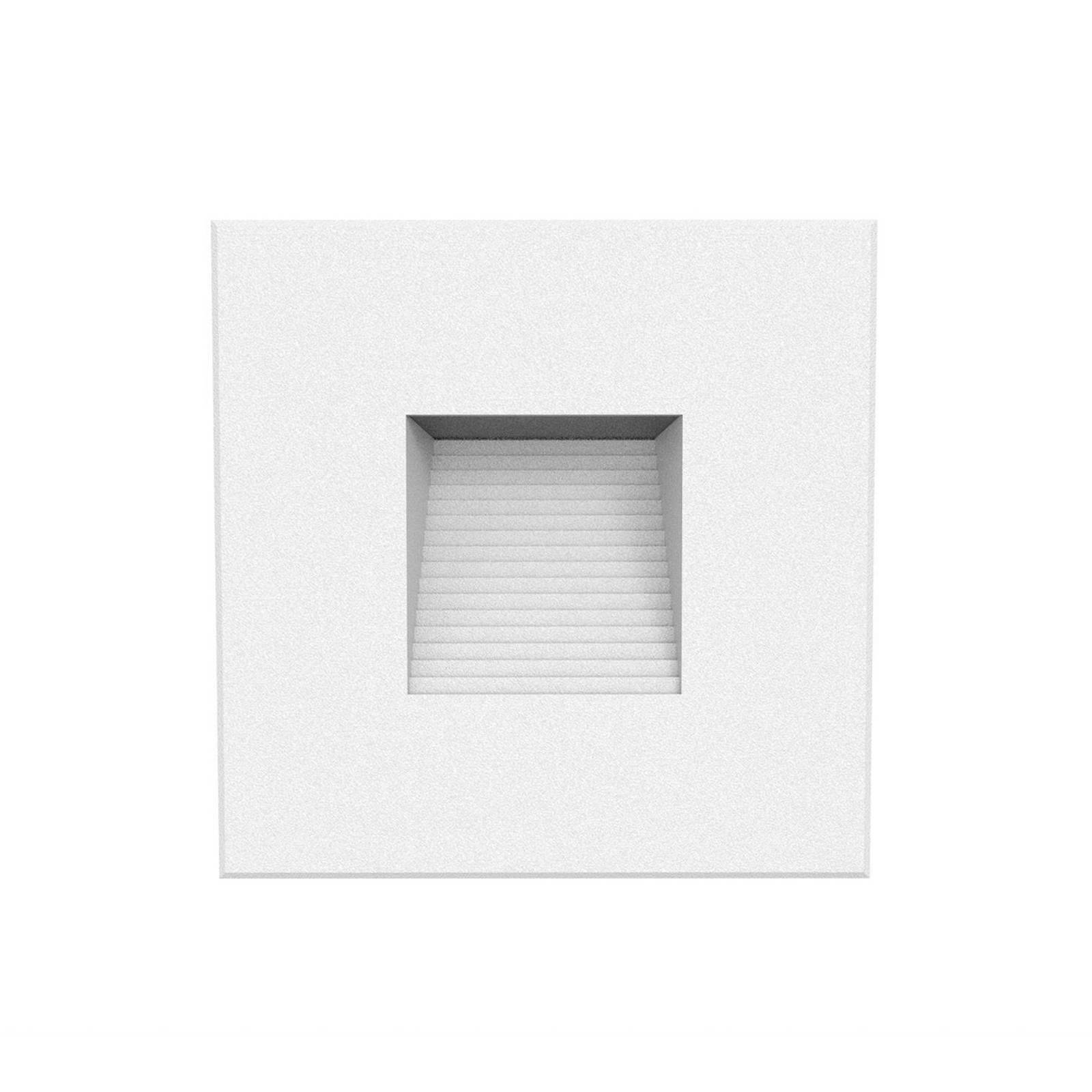 DOTLUX LED-Wandeinbauleuchte EASYSTAIR weiß Alu 8,2 x 8,2 cm günstig online kaufen