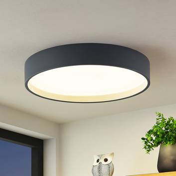 Lindby Todor LED-taklampa CCT grå 50 cm