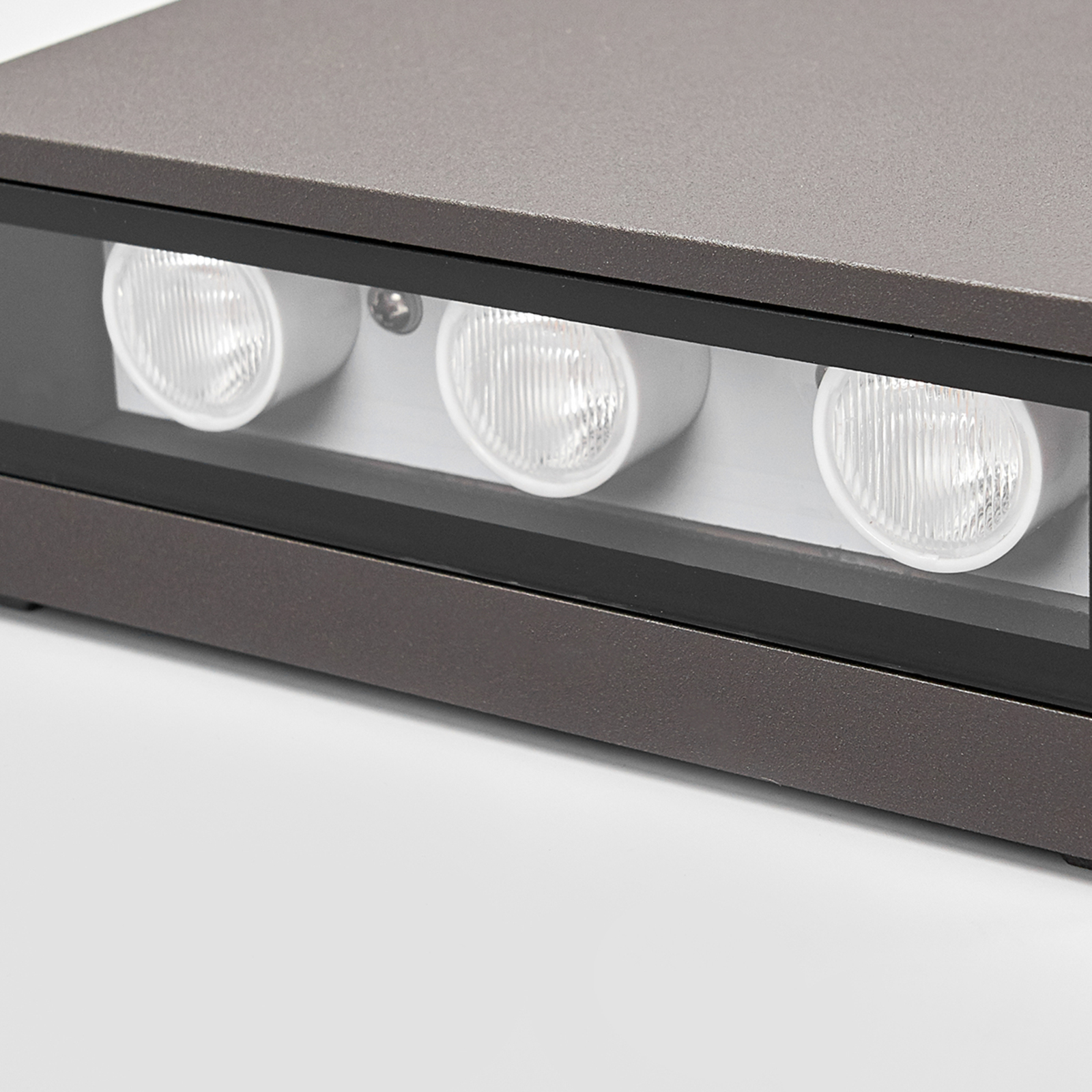 Trizy LED Square OutdoorWall Lamp Graphite - Lucande