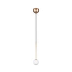 Piekaramā lampa „Firano“, zelta krāsā, Ø 12 cm, metāls