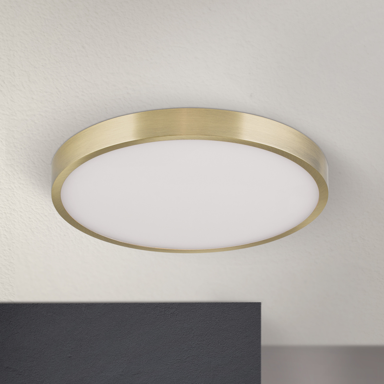 LED-Deckenleuchte Bully mit Patina-Optik