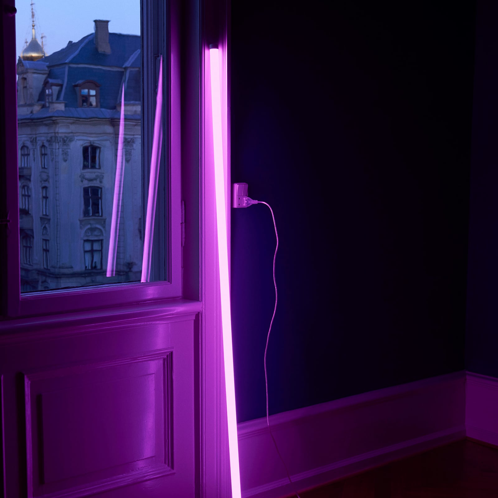 Neon Tube LED-Röhre, rosa, Länge 1,5 m, Stecker - HAY