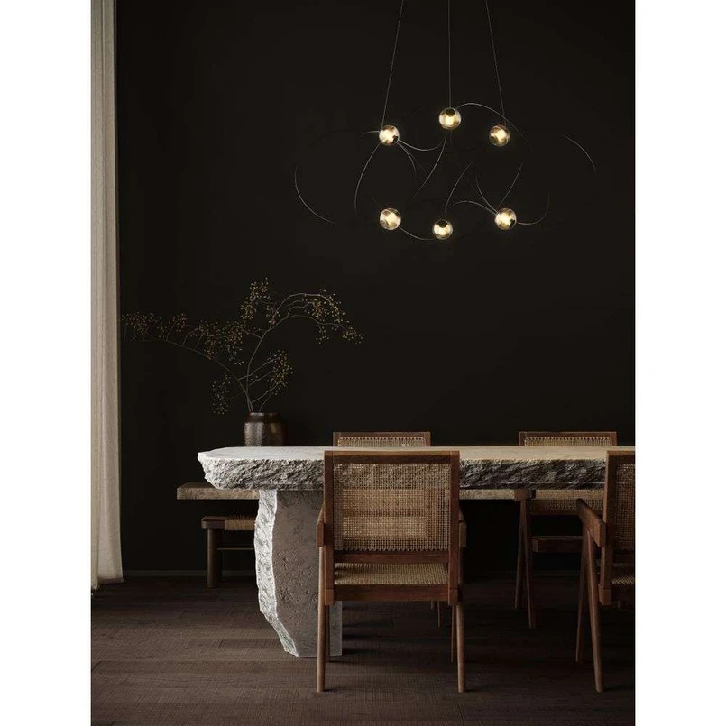 DCW - Munari 6 Pendelleuchte Gold