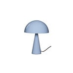 lampe à poser Mush Mini, bleu glacier, métal, hauteur 25 cm - HÜBSCH