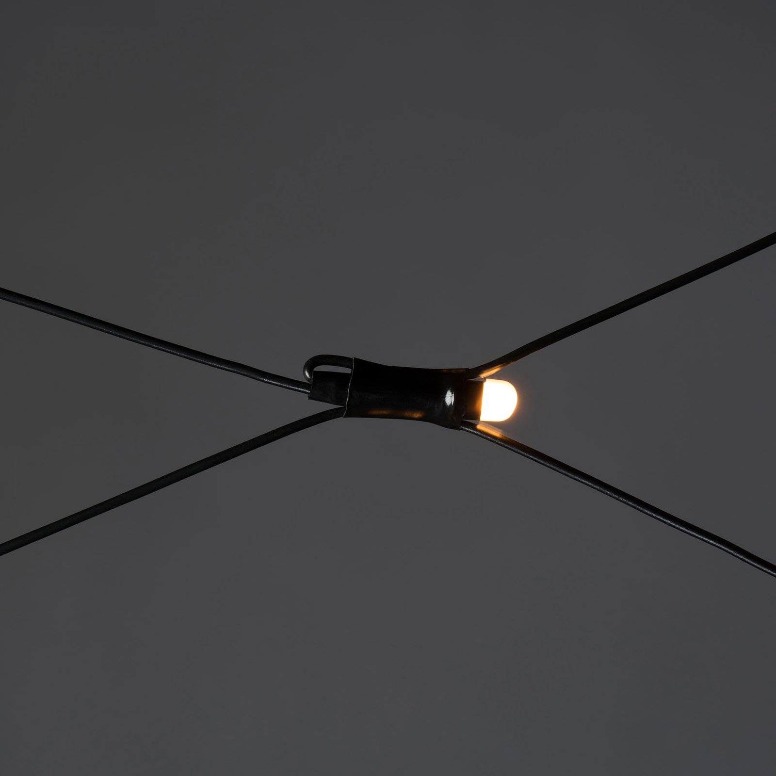 LED-ljusnät till utsidan, 64 lampor 200x200 cm