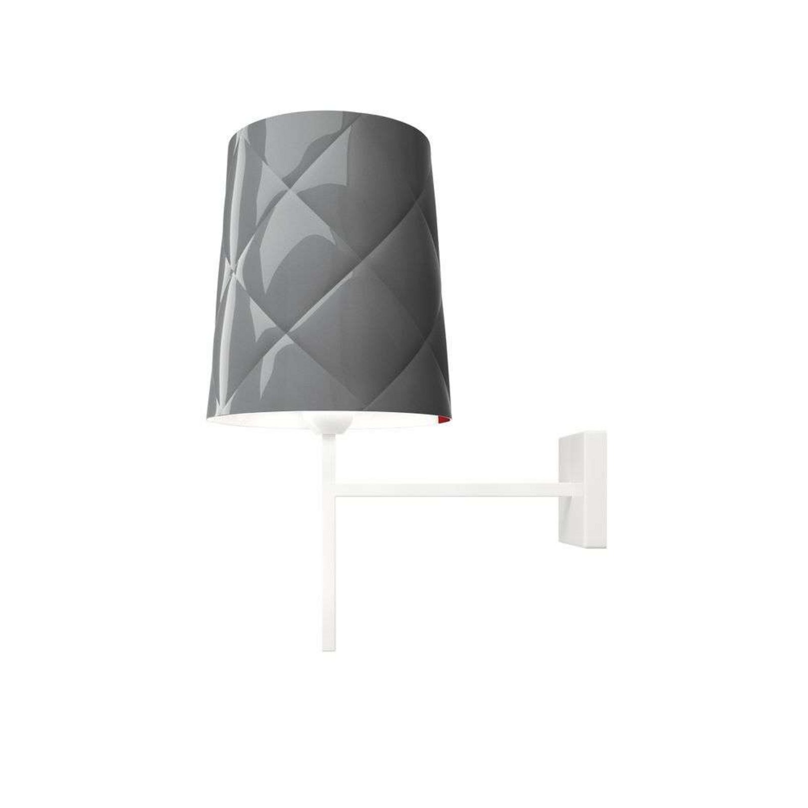 New York Wall Lamp Grey Chrome - KDLN