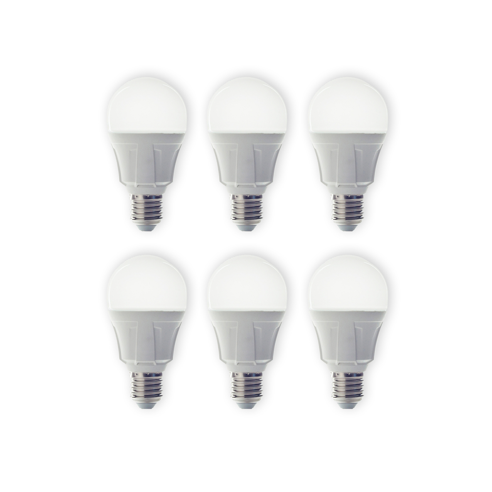 E27 8,5W 830 LED-Lampe warmweiß 6er-Set