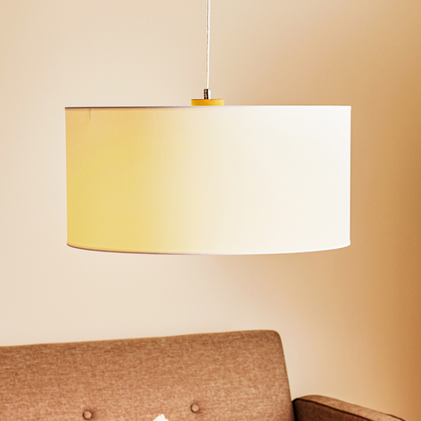 Lampa wisząca Corralee, biała, 1-punktowa