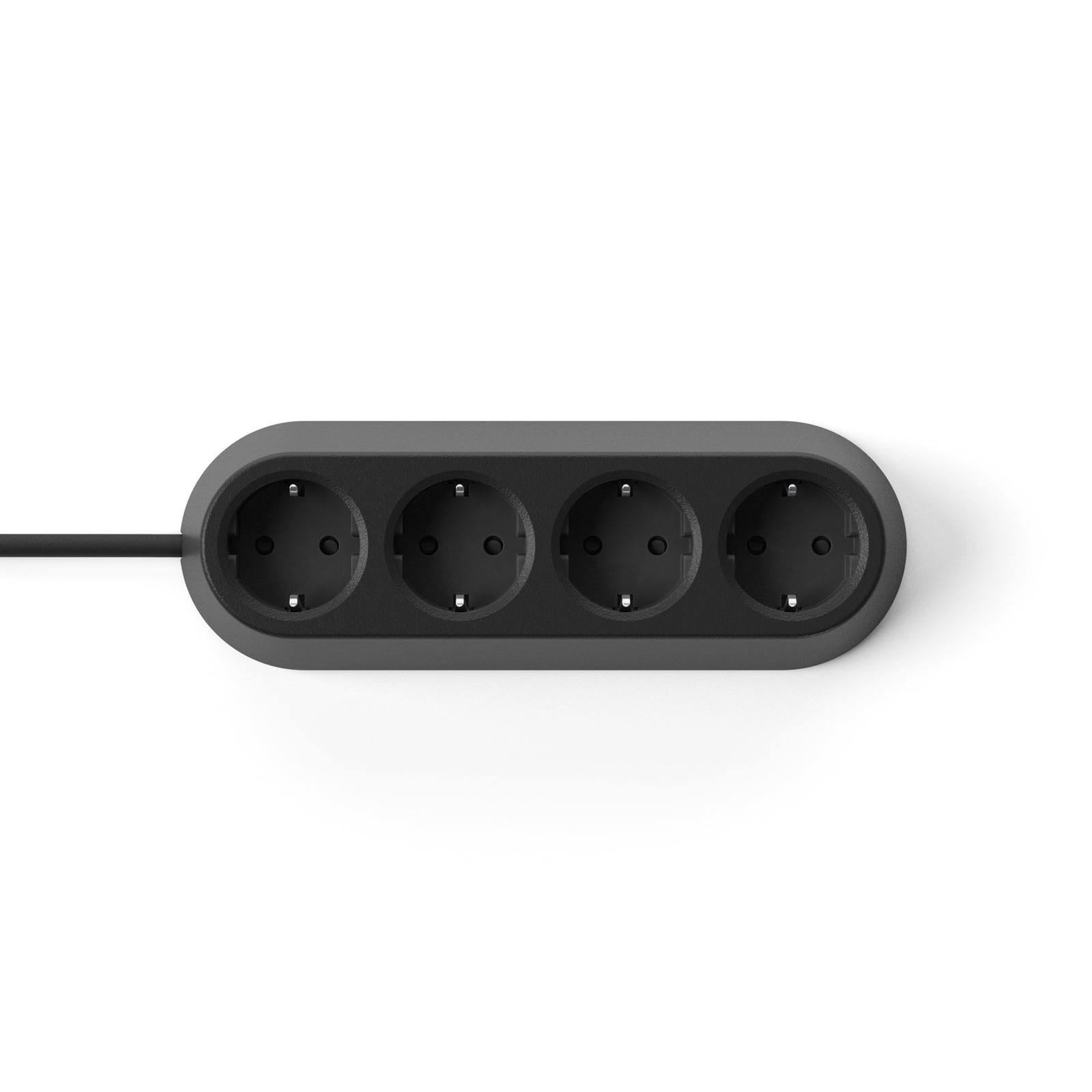Prise NOMAD BLOCK, noire, 4 x type F - Forming Function