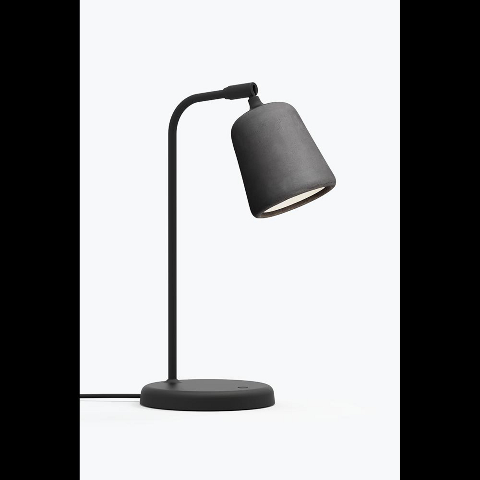 Material Bordslampa Dark Grey Concrete - New Works