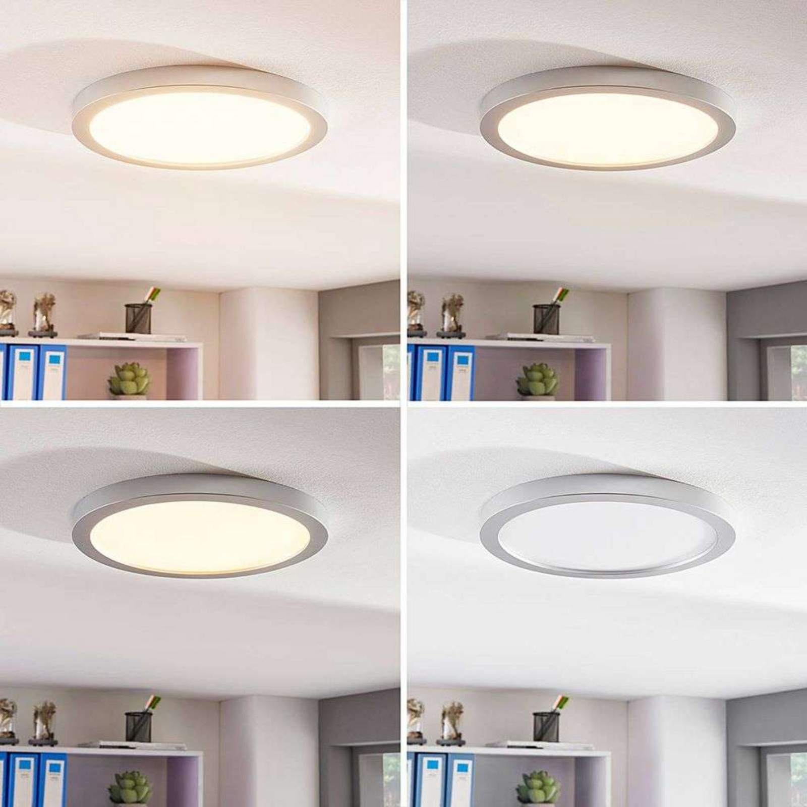 Solvie Round LED Plafonieră Silver - Arcchio