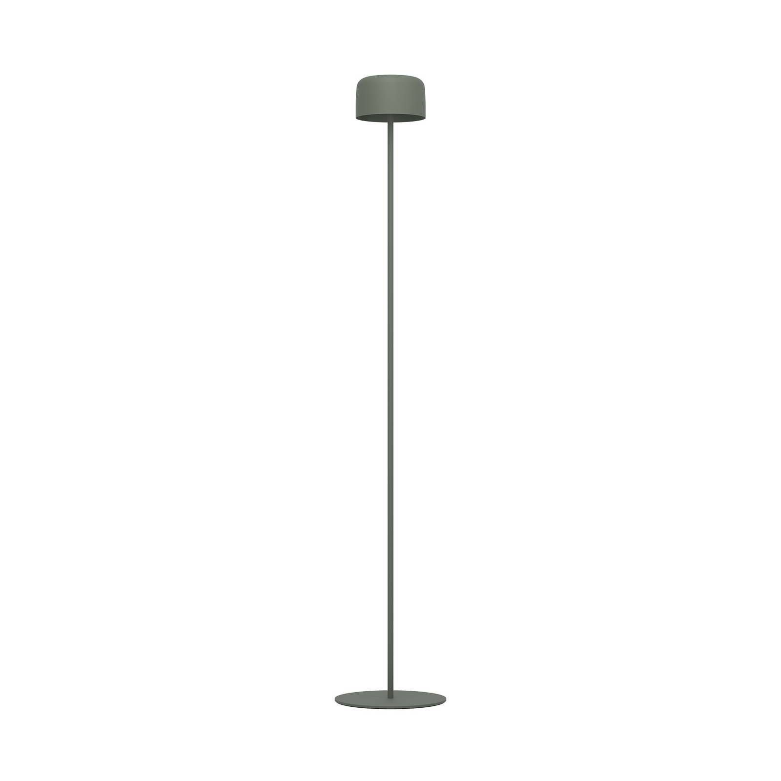 Solar-LED-Terrassenlampe Roccanova-L, grün, Höhe 120 cm