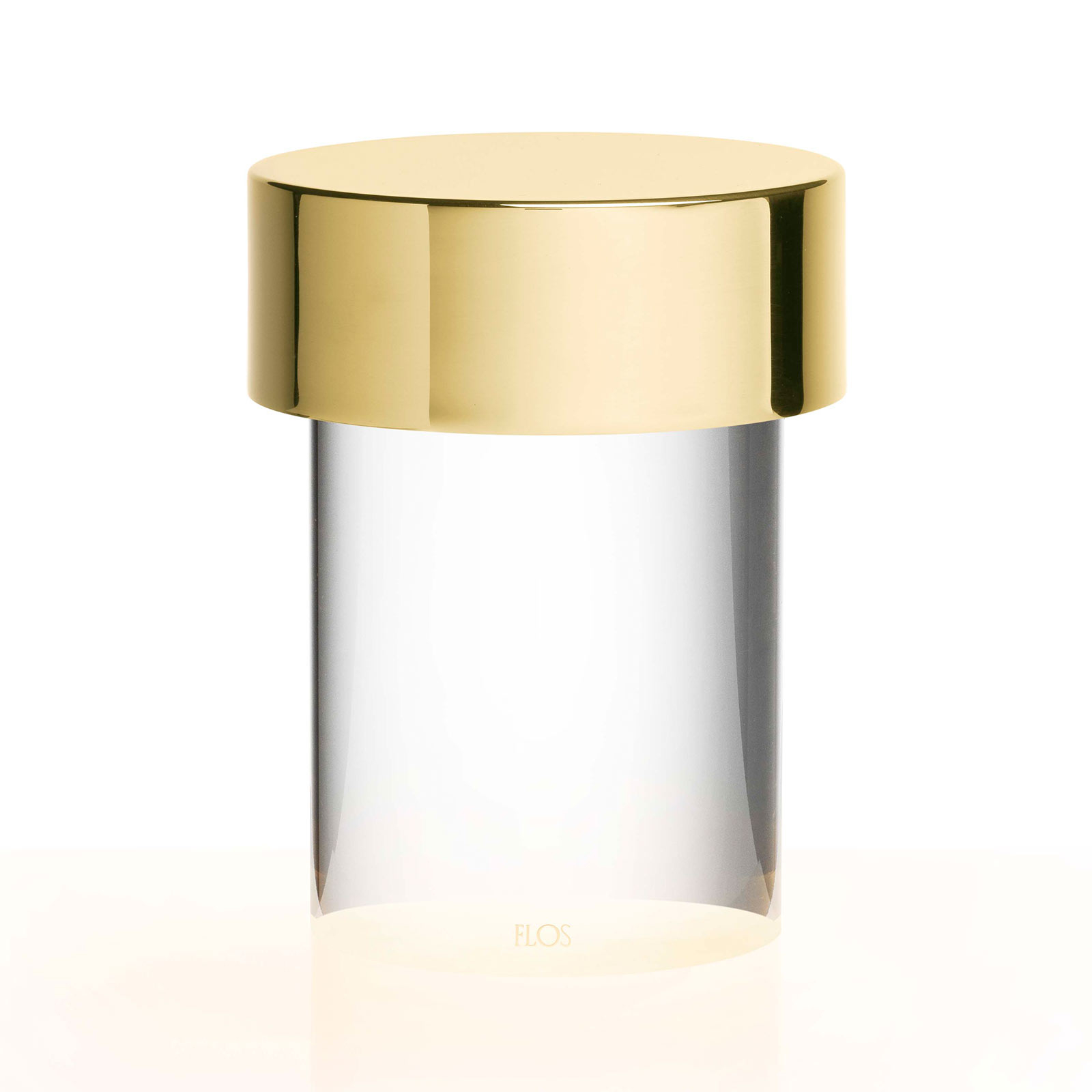 FLOS LED-Akkutischleuchte Last Order, glatt, Glas, IP20