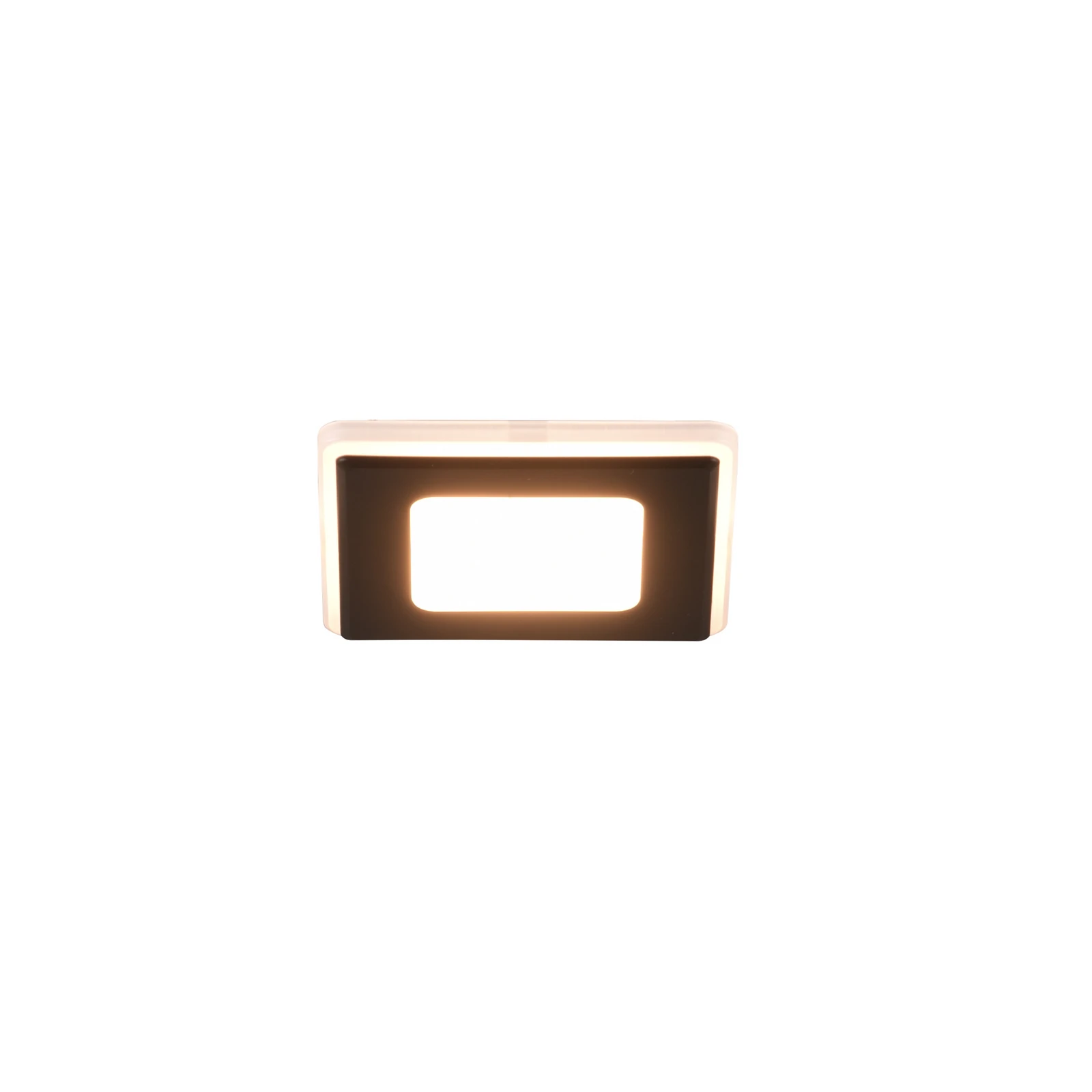 LED įleidžiama lempa "Nimbus" IP44 8,5x8,5 cm 830 juoda