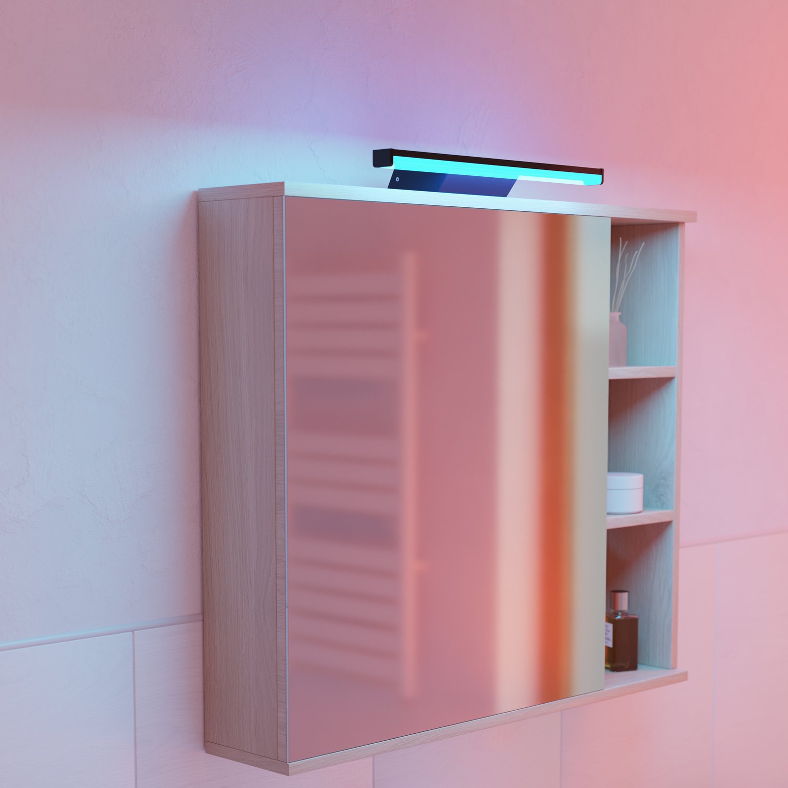 EGLO connect Smart-LED-Spiegelleuchte Regello-Z, schwarz