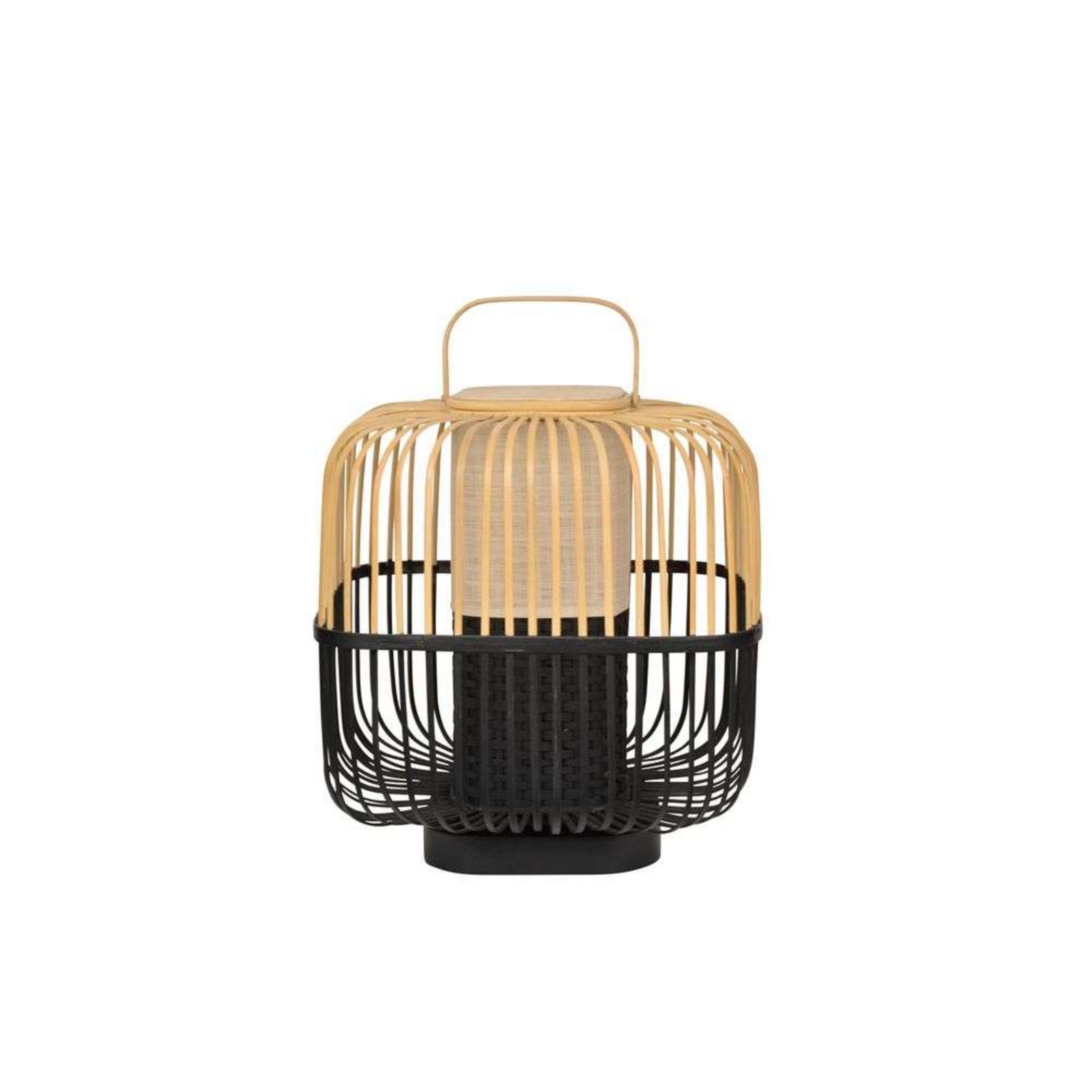 Bamboo Square Stolní Lampa M Black - Forestier