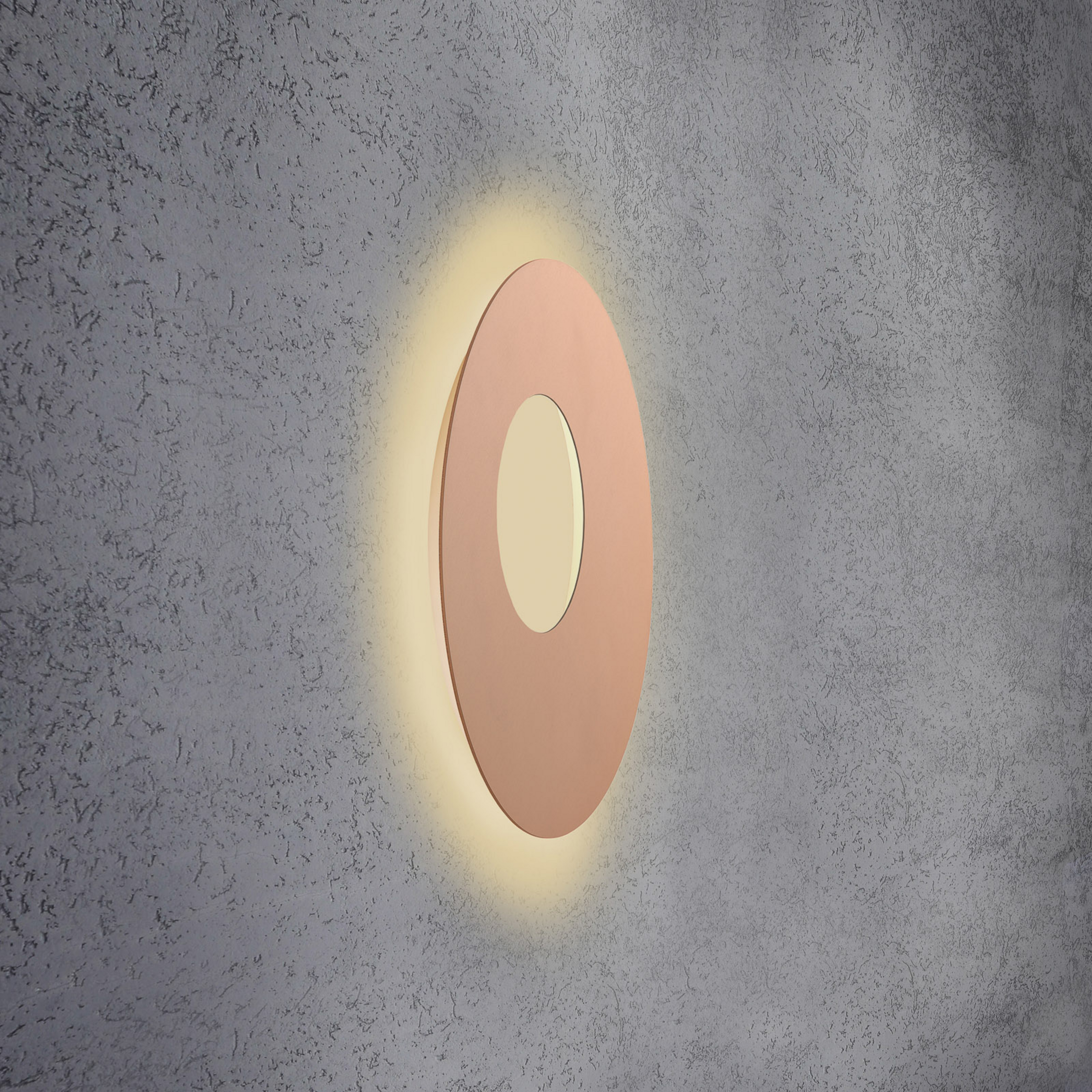 Escale Blade Open LED стенна лампа, розов мат